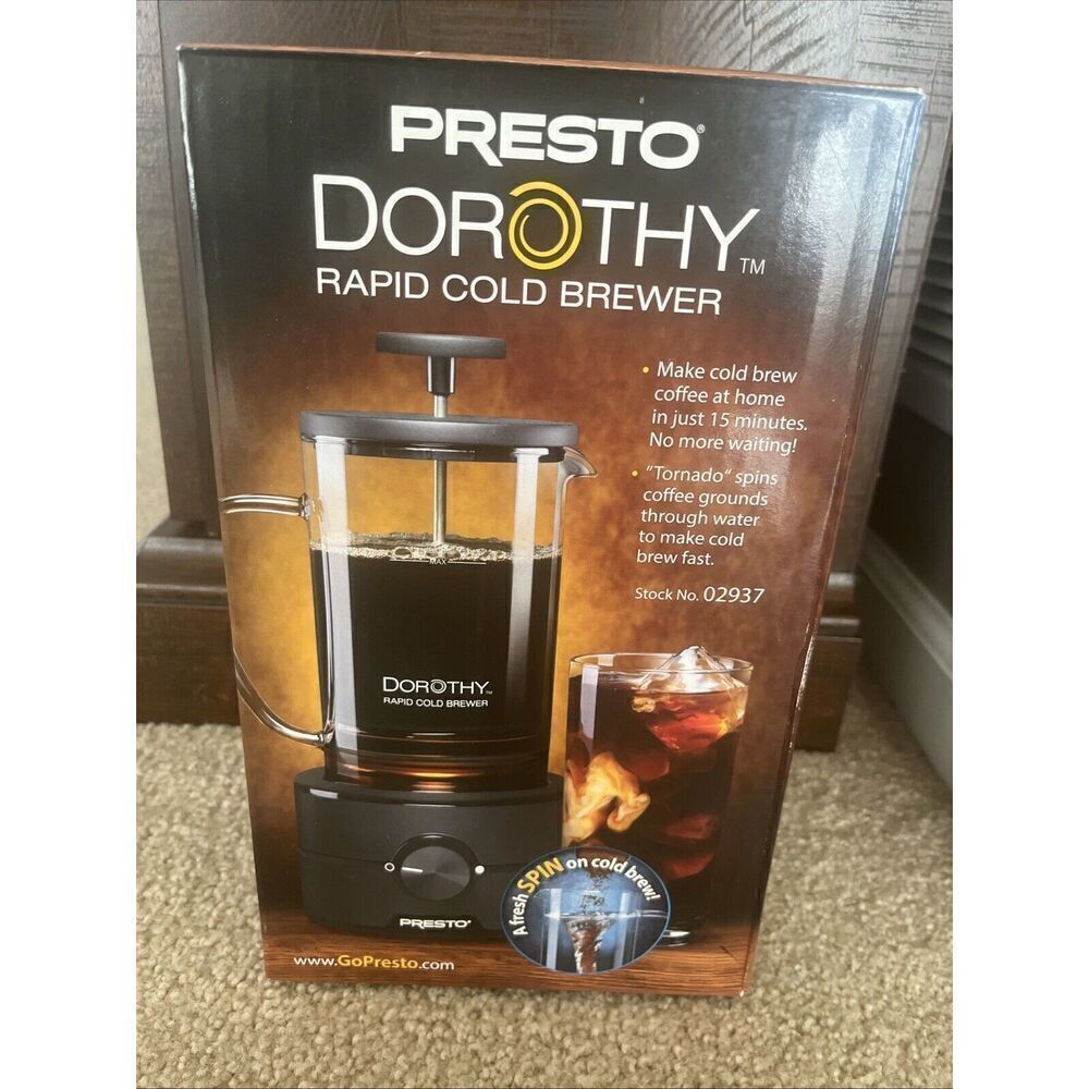 Presto Dorothy Rapid Cold Brewer - New In Box Stock 02937